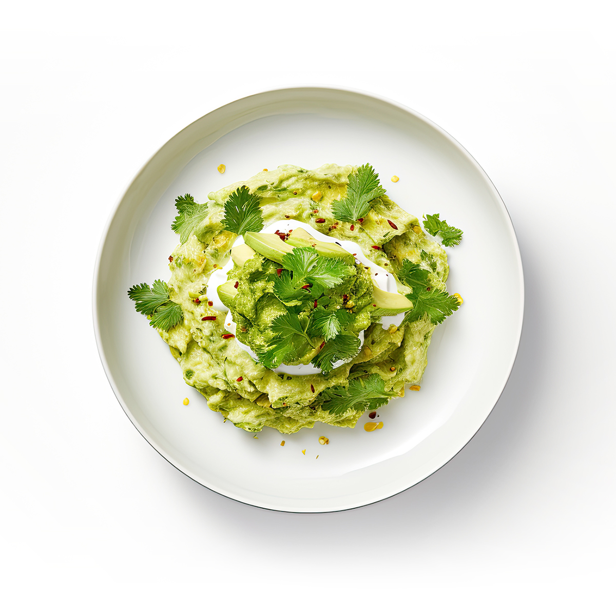 Guacamole with Goat’s Cream Cheese with Truffle